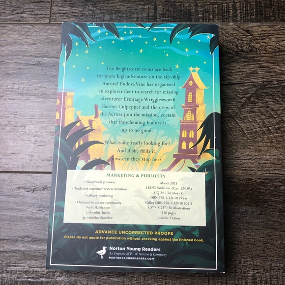 Darkwhispers by Vashti Hardy ARC Uncorrected Proof - Picture 3 of 4